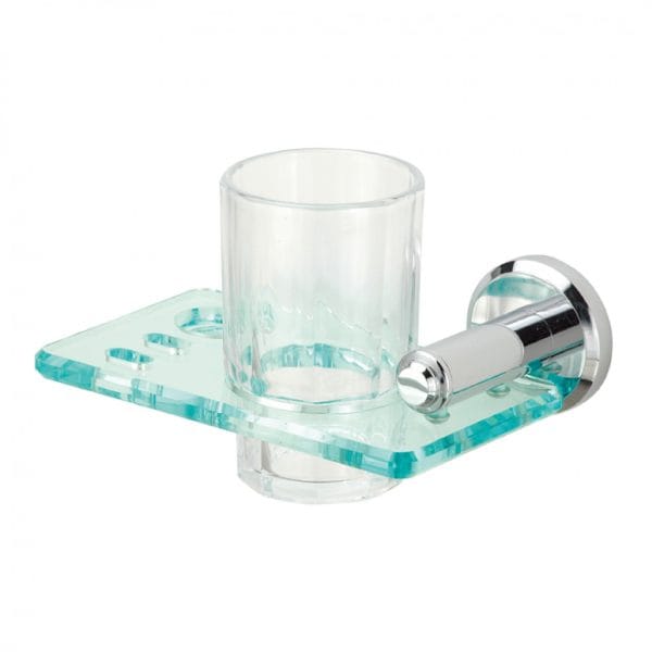DAY&DAY 衛浴系列 玻璃牙刷牙膏單杯架 2005C-1