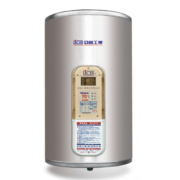 三重水電材料行推薦｜DH12-V6K 定時可調溫休眠型電能熱水器 【圓.直掛式(壁掛)】｜宏城水電