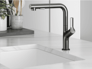 廚房龍頭｜廚房系列 伸縮龍頭 DF-7646GM 鈦灰｜宏城水電