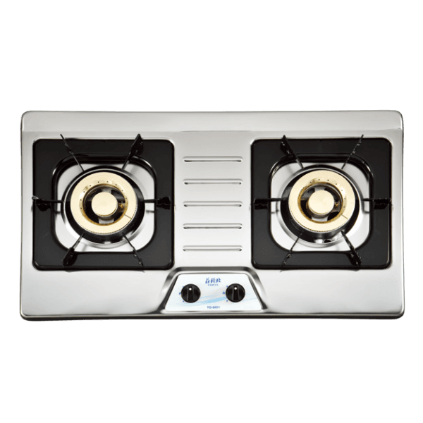 莊頭北 二口不鏽鋼檯面爐 TG-8001