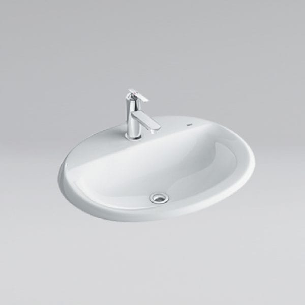 INAX伊奈 半嵌型面盆 AL-2395VFC-TW