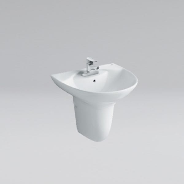 INAX伊奈 腳柱型面盆 AL-288VFC-TW+L-288VC-TW