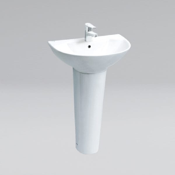 INAX伊奈 腳柱型面盆 AL-288VFC-TW+L-288VD-TW