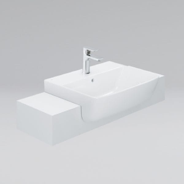 INAX伊奈 半嵌型面盆 AL-345V-TW