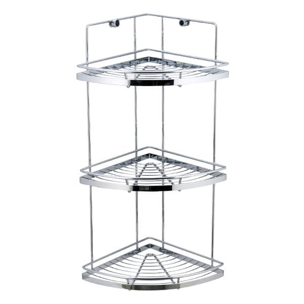 衛浴五金｜OVO 京典衛浴 三層角落收納籃 AL0010｜宏城水電