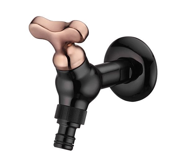 BOSS 米老鼠系列長栓 戶外龍頭-黑玫瑰金 D-371