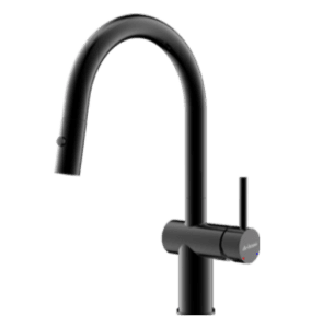 廚房龍頭|廚房系列 伸縮龍頭 DF-7121BK 霧黑|宏城水電