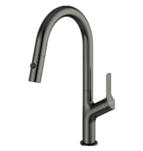 廚房龍頭｜廚房系列 伸縮龍頭 DF-7122GM 鈦灰｜宏城水電