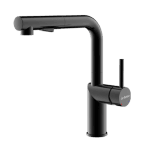 廚房龍頭｜廚房系列 伸縮龍頭 DF-7645BK 霧黑｜宏城水電