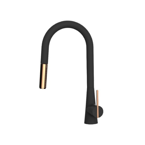 DAY&DAY 龍頭系列 FLEAKER廚房無鉛伸縮龍頭-黑 EA-211-GB