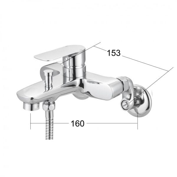 DAY&DAY 龍頭系列 沐浴龍頭組 ED-H20753A
