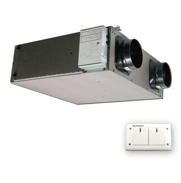 三重水電材料行推薦｜樂奇 隱藏式全熱交換機 HRV-150CS2 / 250CS2｜宏城水電