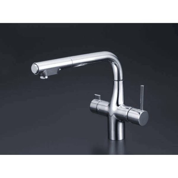 KVK 廚房龍頭 廚房伸縮L型三用龍頭 KM6121EC