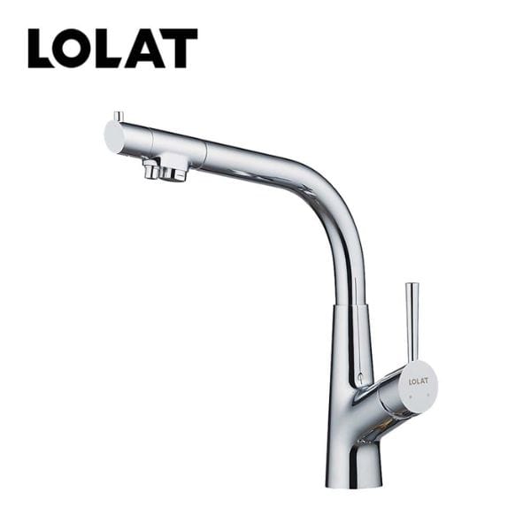 LOLAT 無鉛RO廚房三用水龍頭 鉻色 KRP2268LF