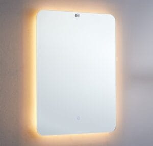 衛浴五金｜OVO 京典衛浴 附燈防霧化妝鏡 M1021｜宏城水電