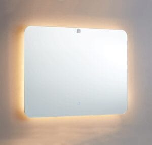 衛浴五金｜OVO 京典衛浴 附燈防霧化妝鏡 M1022｜宏城水電