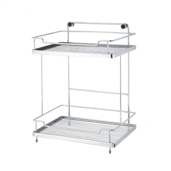 DAY&DAY 衛浴系列 大方形雙層置物架(掛、放兩用) ST2297-2H