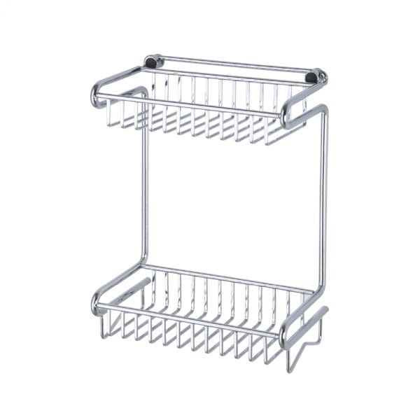 DAY&DAY 衛浴系列 雙層置物架-窄版（扁型線條） ST3268-2S