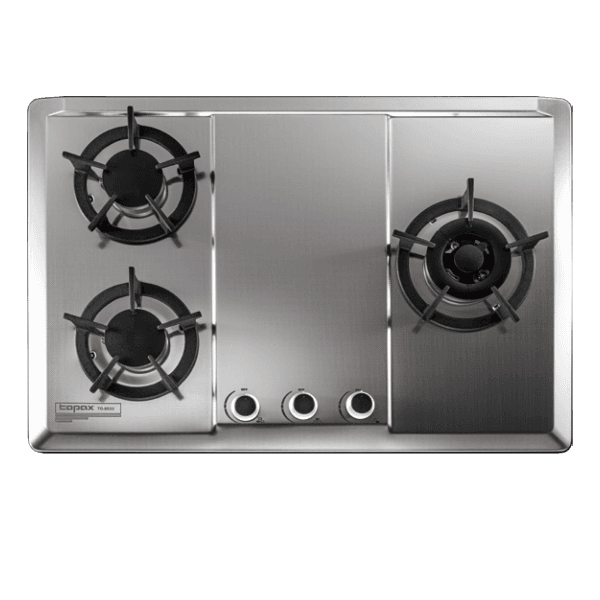 莊頭北 保潔三口不鏽鋼檯面爐 TG-8533S