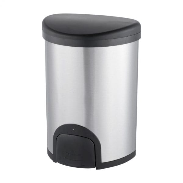 DAY&DAY 垃圾環保桶 電子腳觸自動環保桶-半圓12L V1012LH