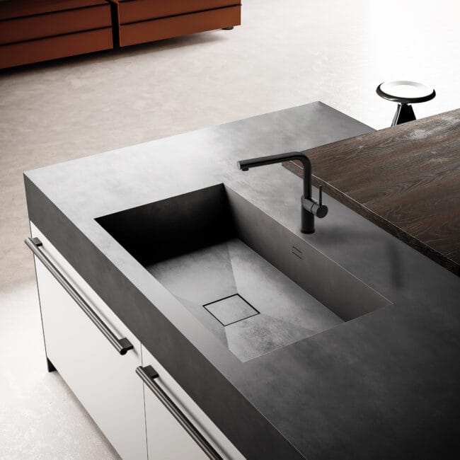 廚房龍頭｜廚房系列 立式龍頭 DF-7643BK 霧黑｜宏城水電