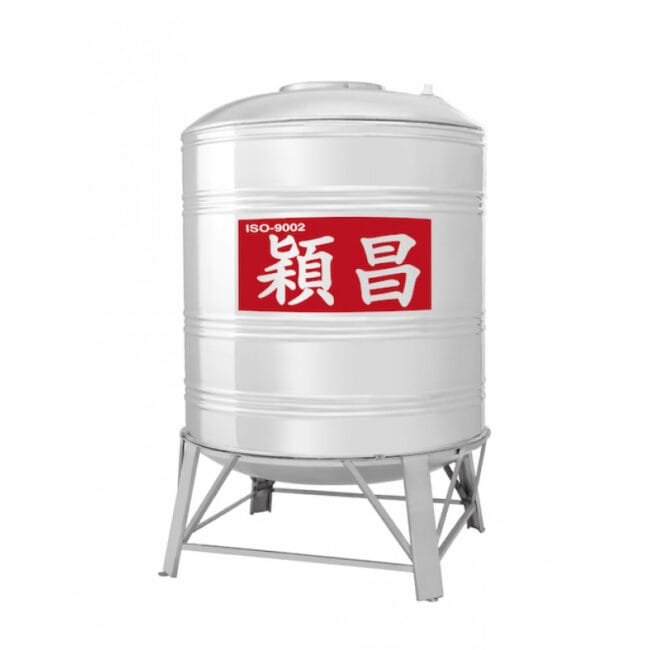 三重水電材料行推薦｜穎昌紅帶不鏽鋼水塔｜宏城水電