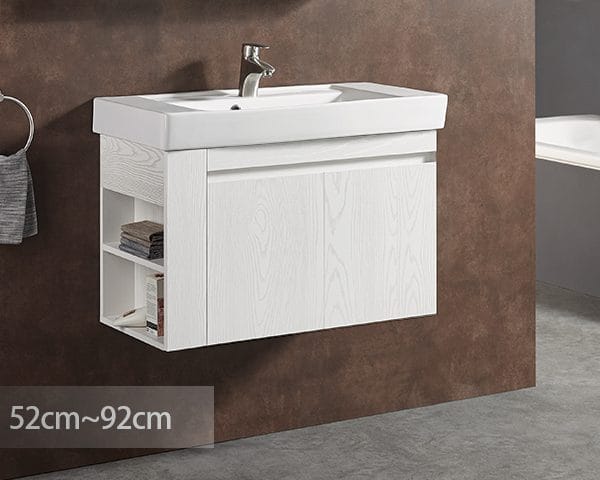 三重水電材料行推薦｜KARAT 凱樂衛浴 米萊清悟 100% 防水臉盆浴櫃｜宏城水電