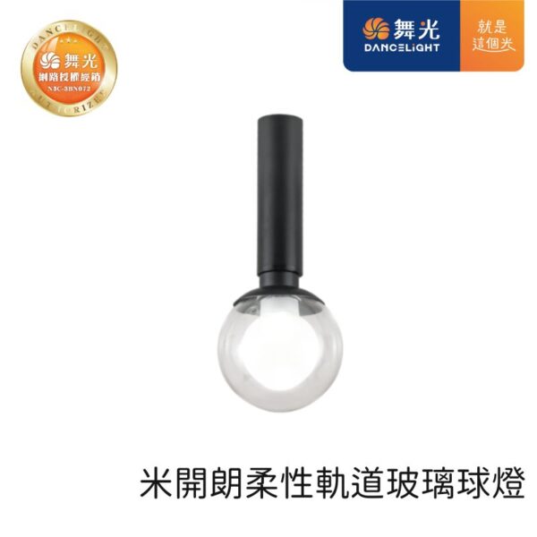 舞光 米開朗柔性軌道玻璃球燈 D-FXGB6