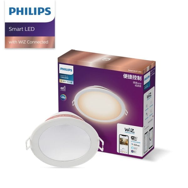 PHILIPS 飛利浦 WiZ LED 15cm可調色溫嵌燈_PW003